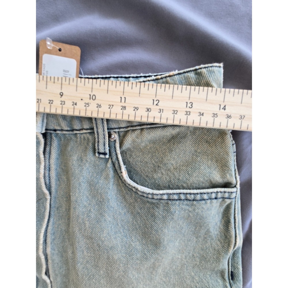 Plenty Jeans Midi Skirt Open Up Front W Sz 27 Y2K Grunge Preppy Bohemiem - Picture 10 of 14